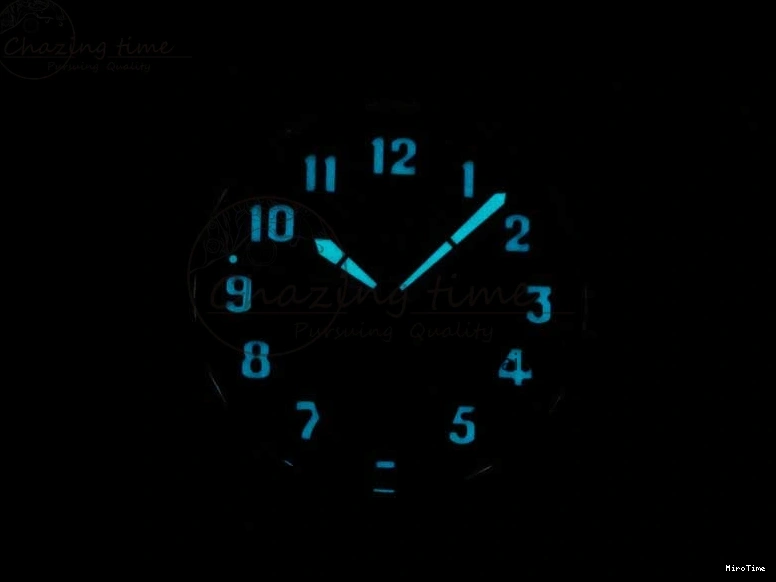 MIROTIME 0122 Practical Calatrava 5524 Pilot Travel Time SS GRF Blue Dial on Black Leather Strap A324 V 7107